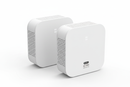 faca um Kit Roteador Mesh (2 unidades) Wi‑Fi 5 AC1200 realista em fundo branco