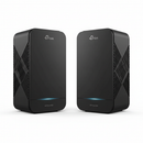 faca um Kit Roteador Mesh (2 unidades) Wi‑Fi 6 AX1800 realista em fundo branco