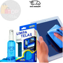 Kit Limpeza de Tela – microfibra + spray antirresíduo
